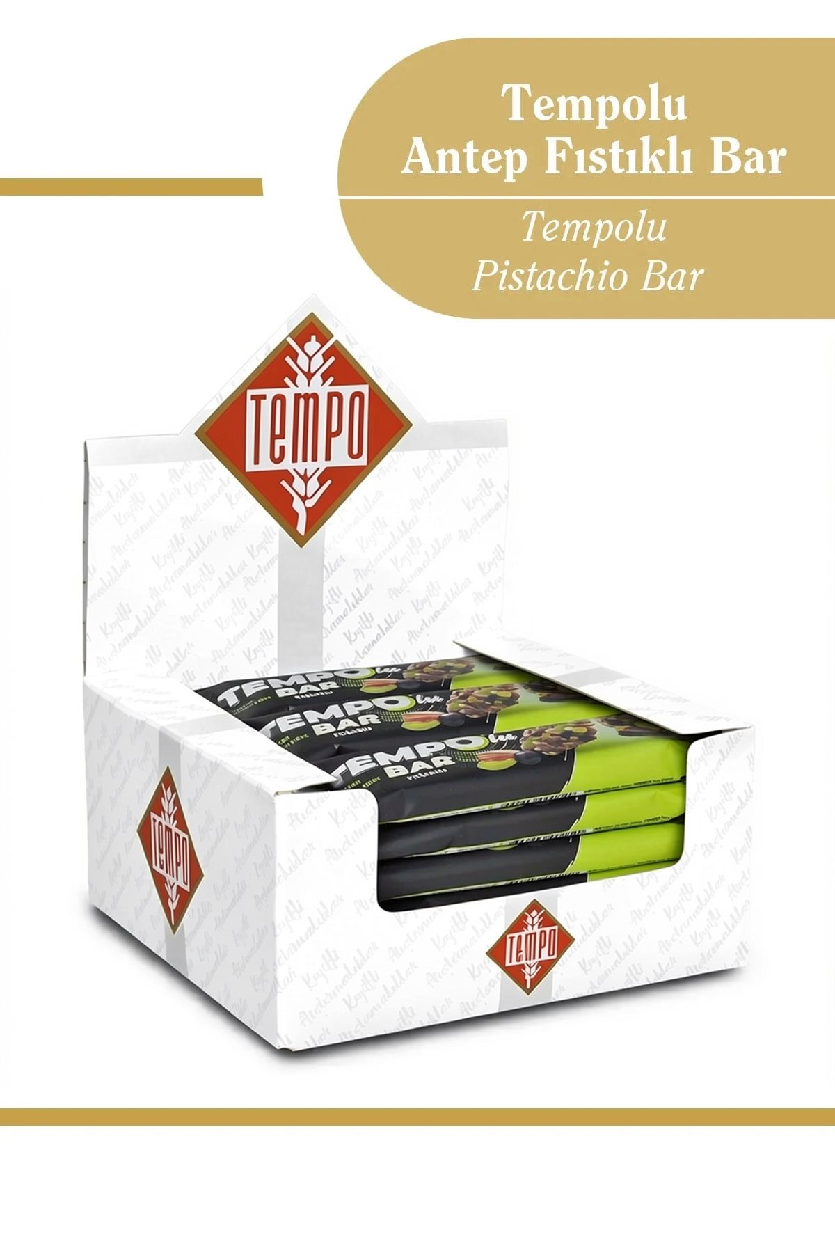 Tempolu Antep Fıstıklı Bar 30 g x 12 Adet