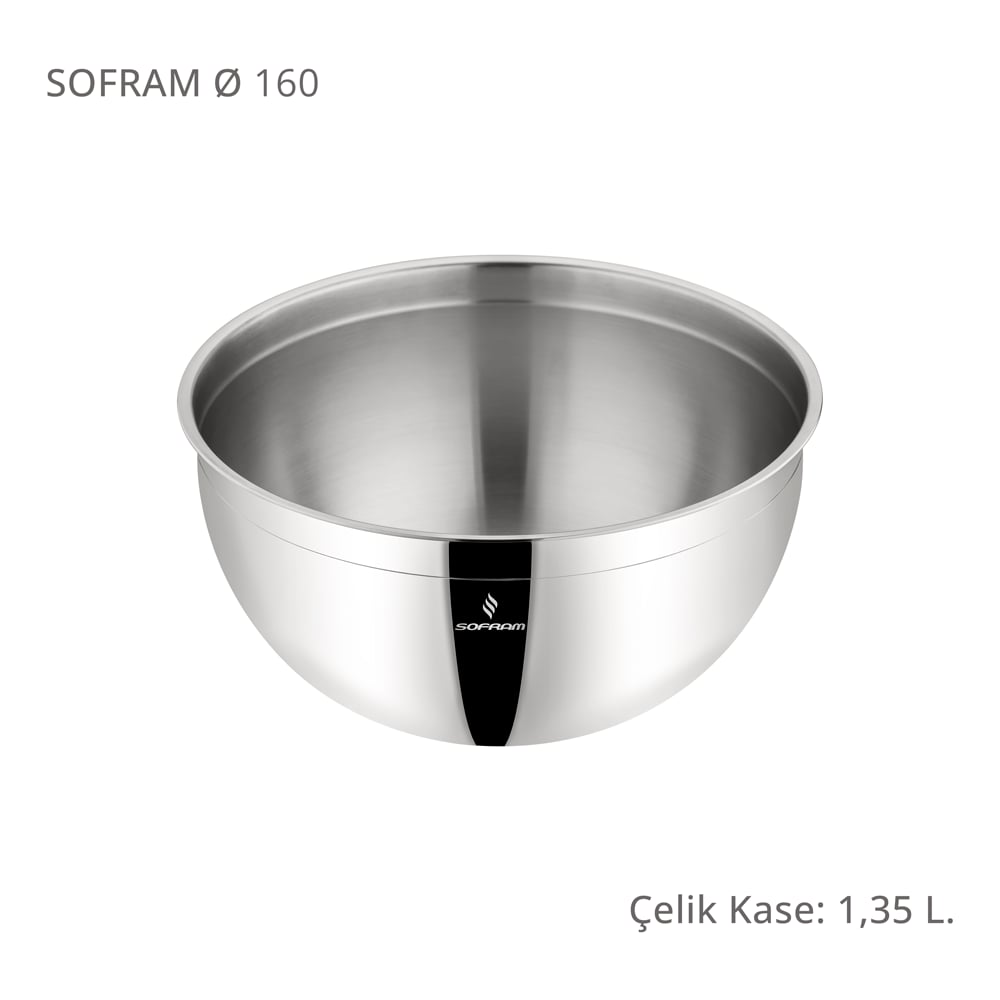 Sofram 16 cm Çelik Kase