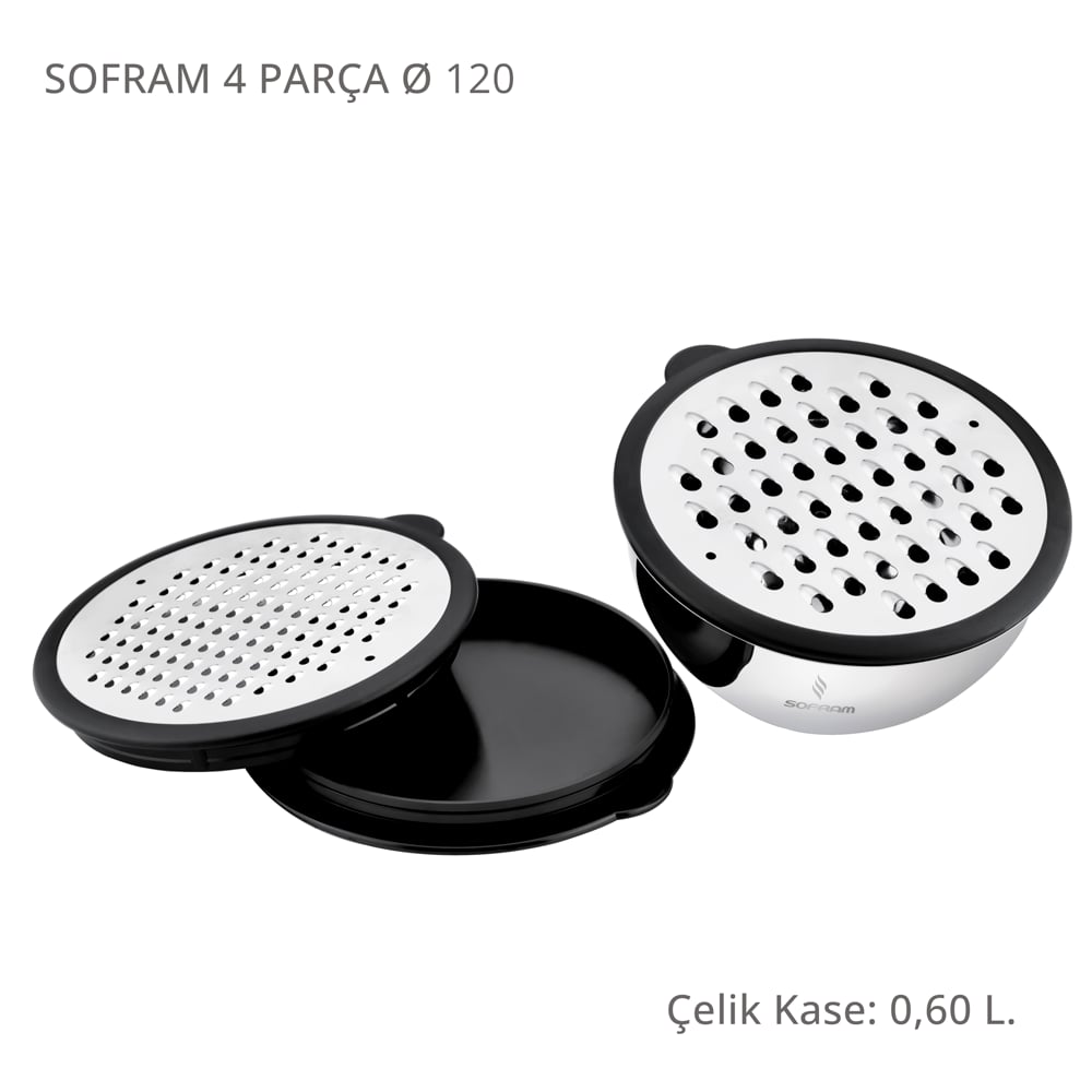 Sofram 4 Parça 12 cm Rendeli Saklama Kabı