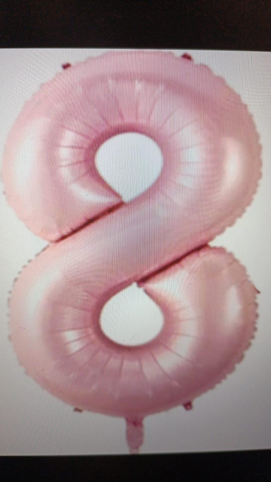 8 RAKAMI PEMBE 34 İNÇ