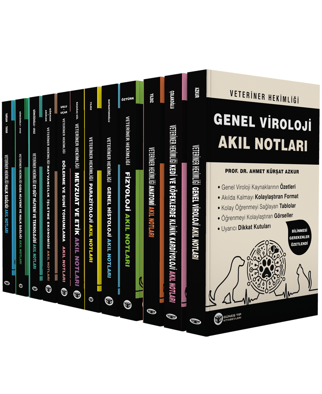 2024 - Veteriner Hekimliği Akıl Notları Seti (10 ÇOK SATAN BU SETTE)