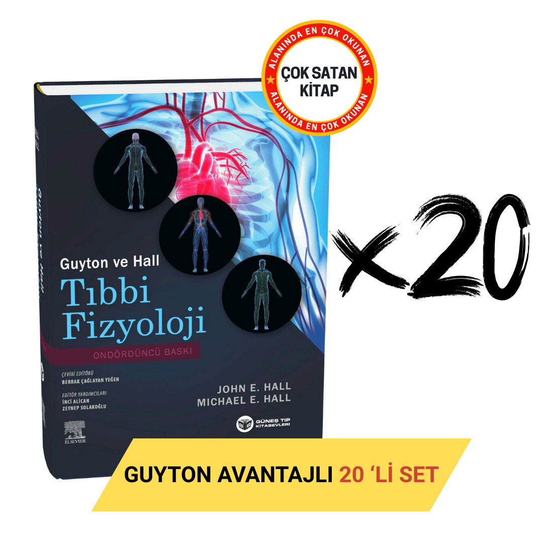 Guyton Tıbbi Fizyoloji 14. Baskı Avantajlı 20'li SET