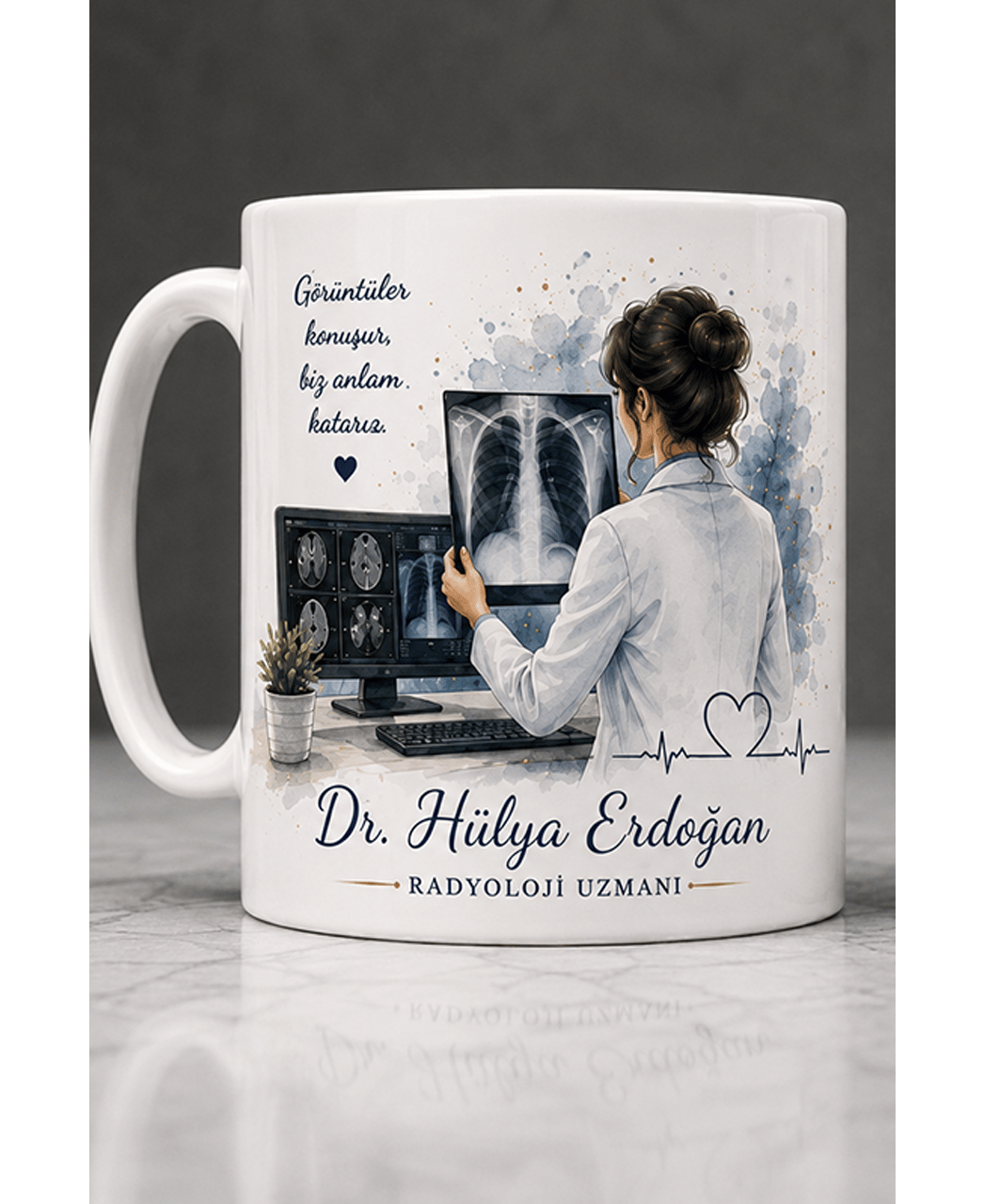 RADYOLOJİ KADIN KUPASI (İSME ÖZEL)