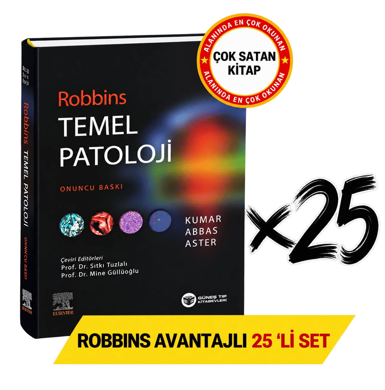 Robbins Temel Patoloji Avantajlı 25'li SET