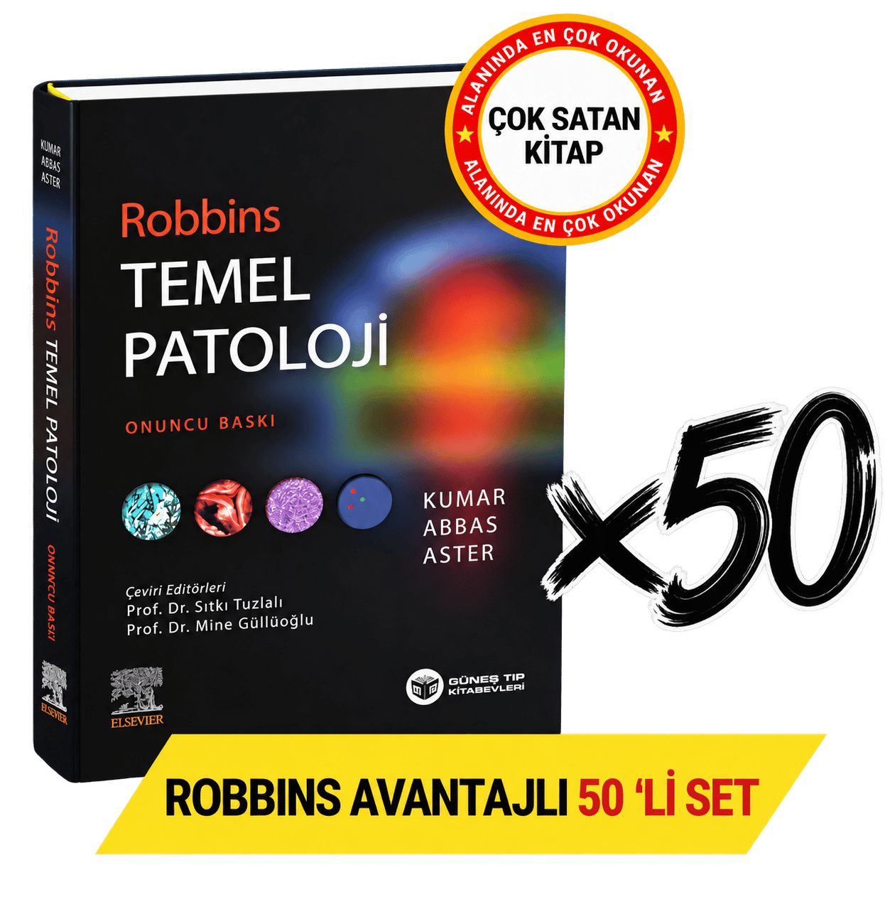 Robbins Temel Patoloji Avantajlı 50'li SET