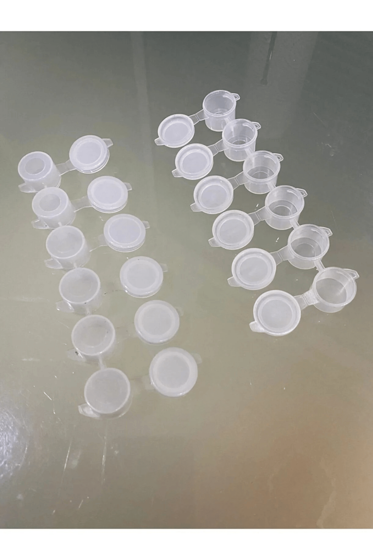 4ml 6'lı Kapaklı Boş Boya Kutusu