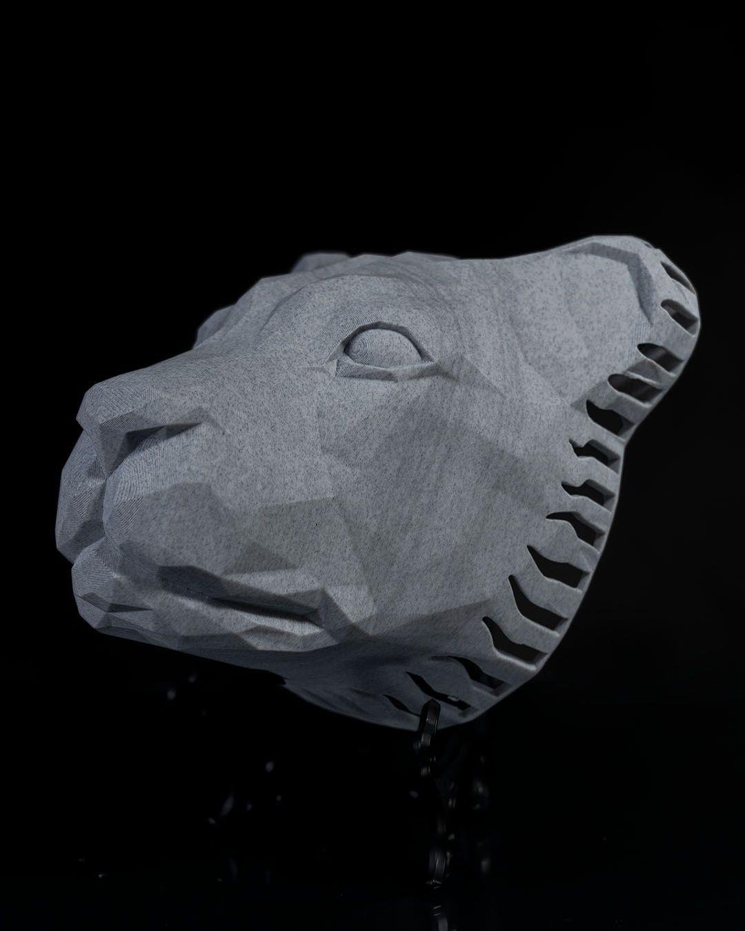 Aslan Başı Duvar Lambası – LED Aydınlatmalı 3D Duvar Dekoru