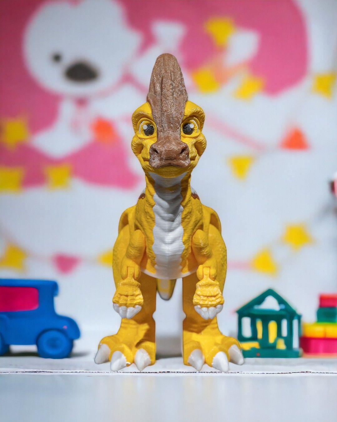 Hareketli Parasaurolophus Figürü