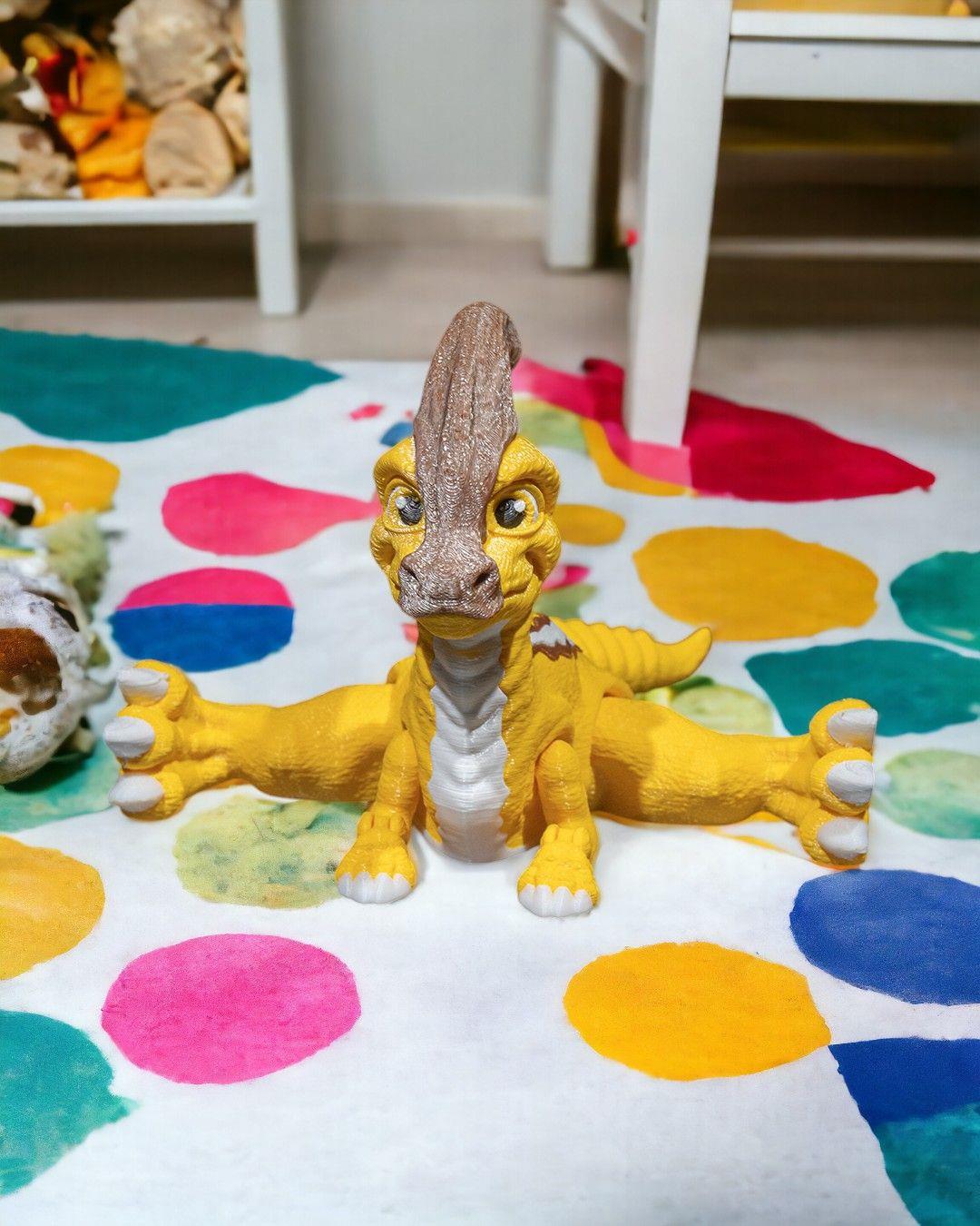 Hareketli Parasaurolophus Figürü