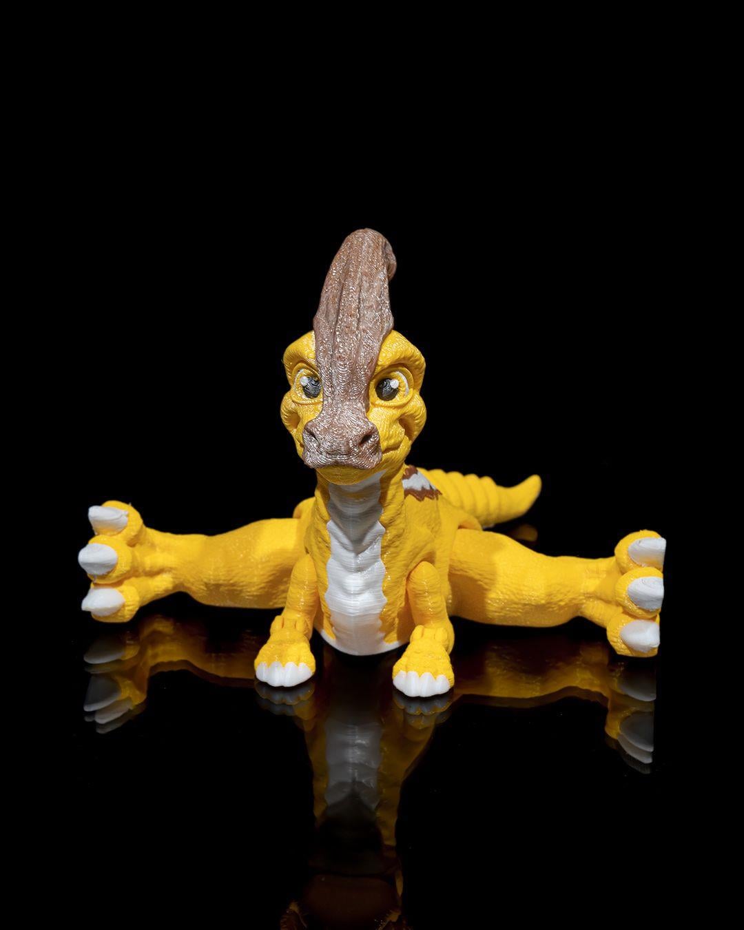 Hareketli Parasaurolophus Figürü