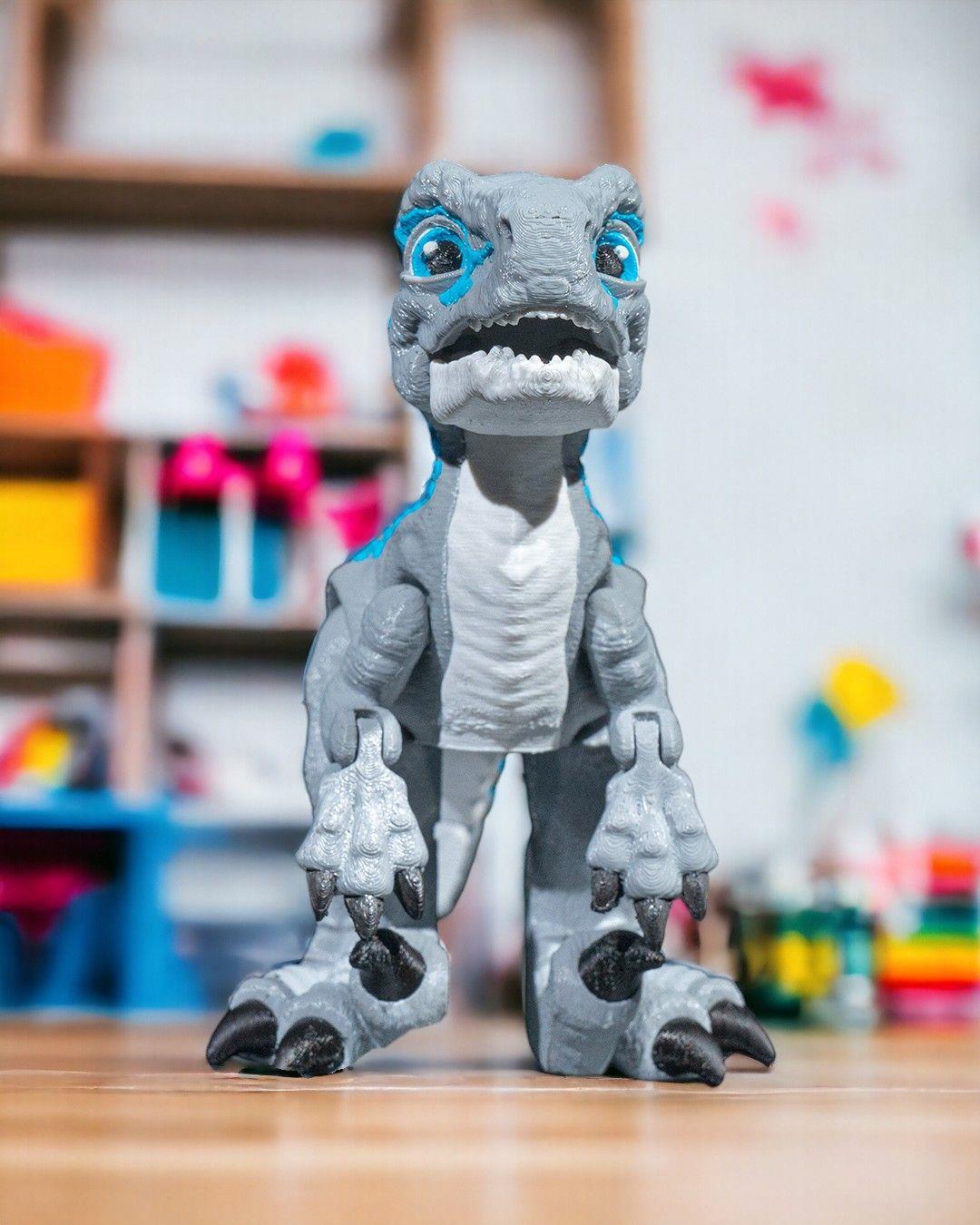 Hareketli Velociraptor Figürü