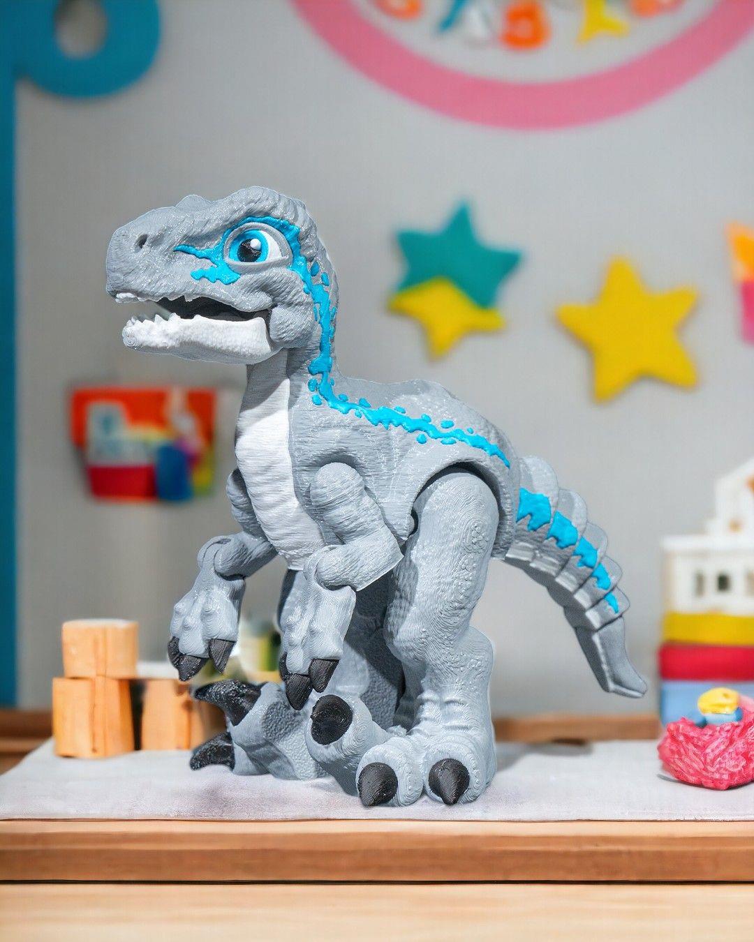 Hareketli Velociraptor Figürü