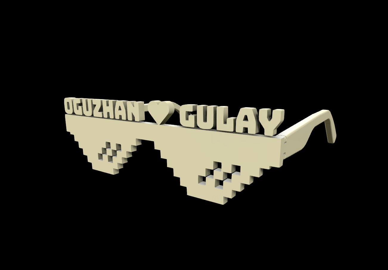 Kişiye Özel Eğlenceli Gözlük