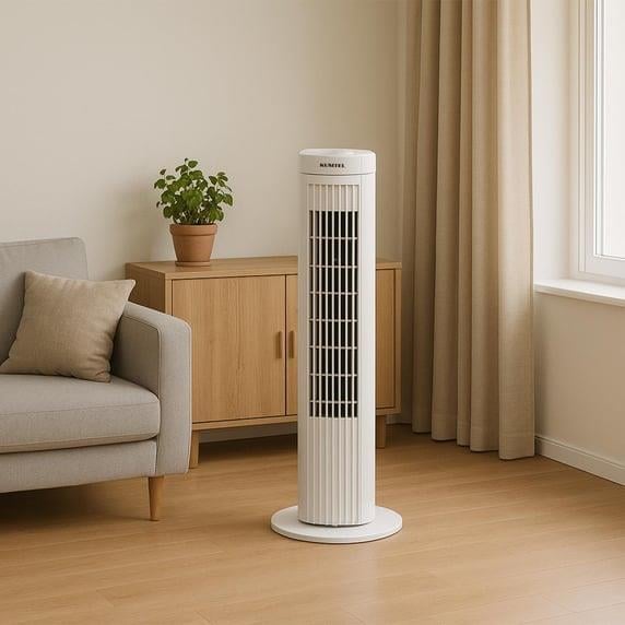 Kumtel KTF-258W Kule Vantilatör Beyaz