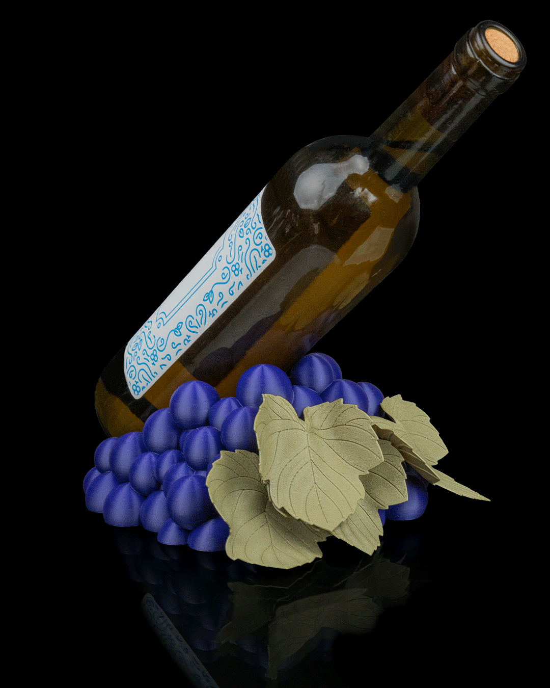 The Grape Standard – Üzüm Temalı Şarap Şişeliği