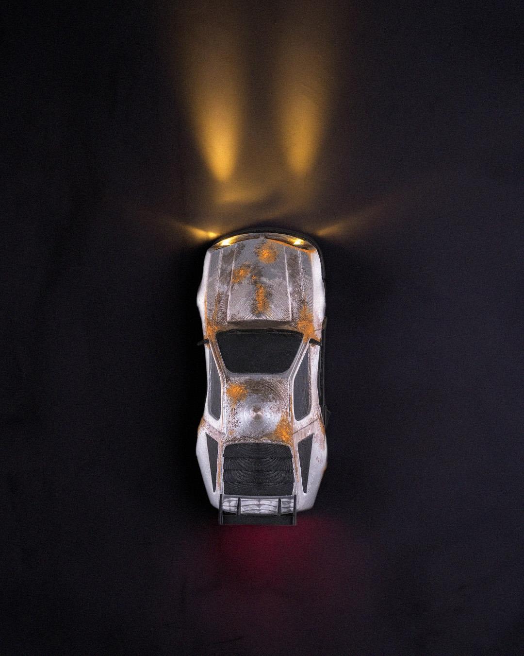 Turbo Inferno Duvar Lambası – Alev Efektli Turbo Görünümlü Aydınlatma