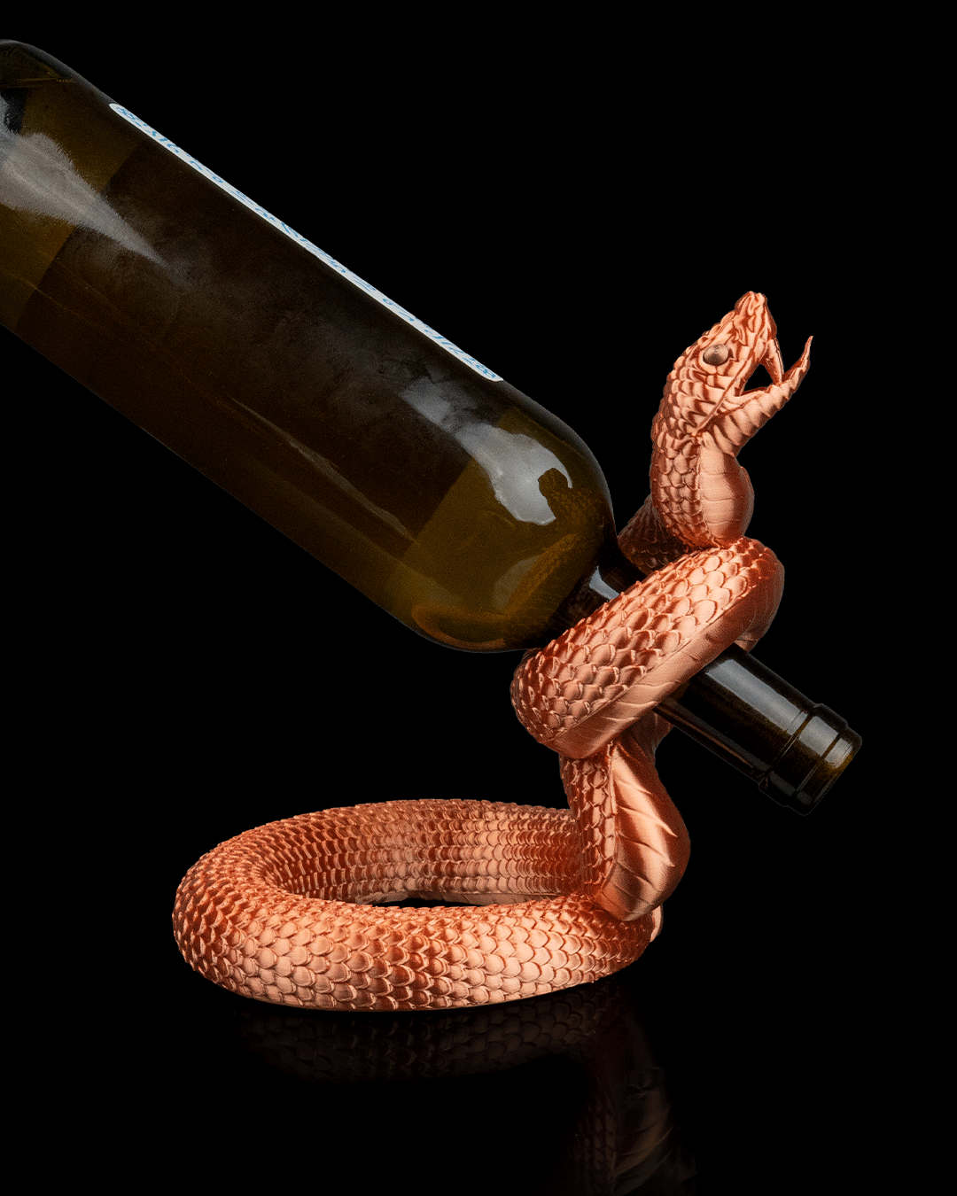 Vino Viper – Yılan Temalı Şarap Şişeliği