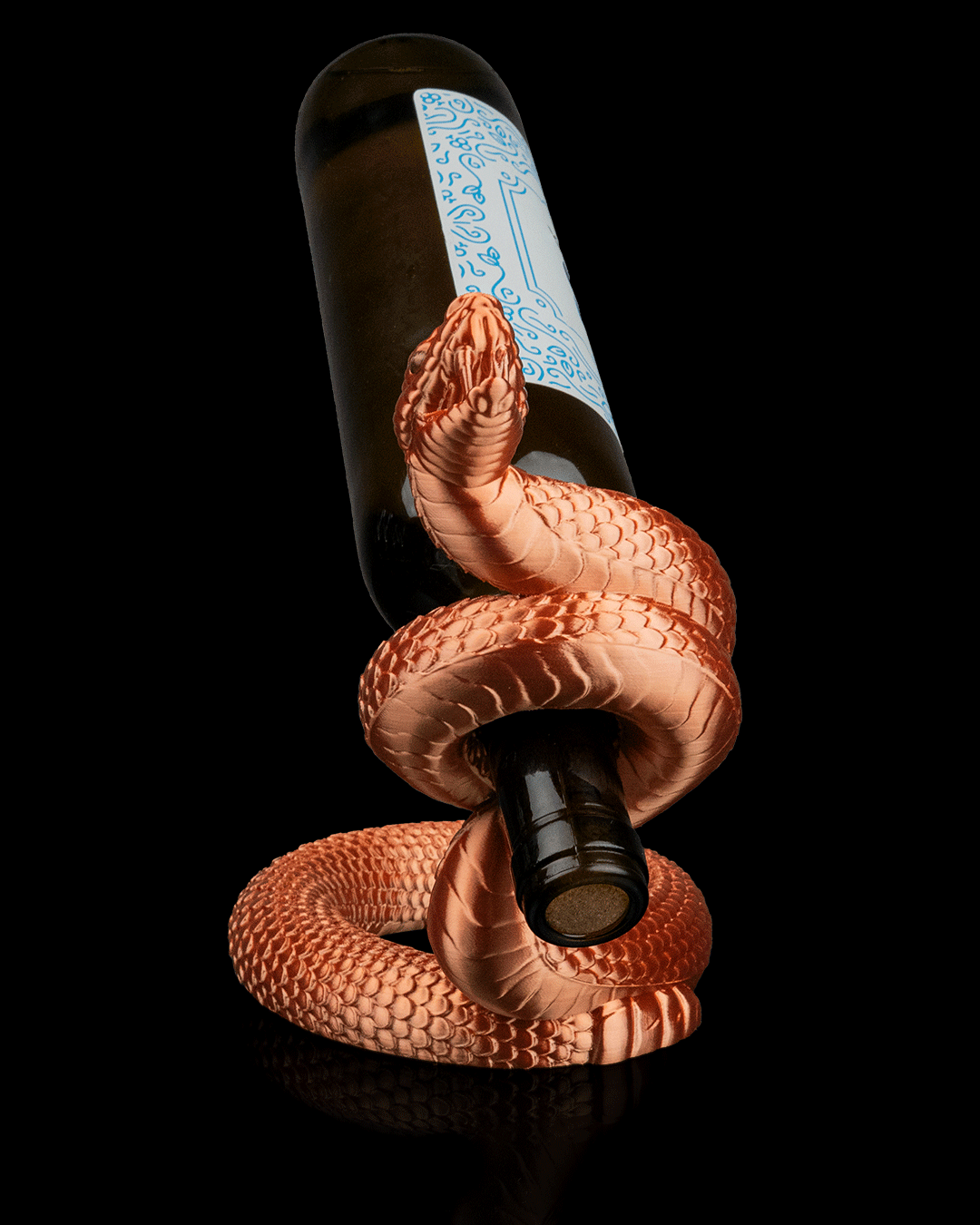 Vino Viper – Yılan Temalı Şarap Şişeliği