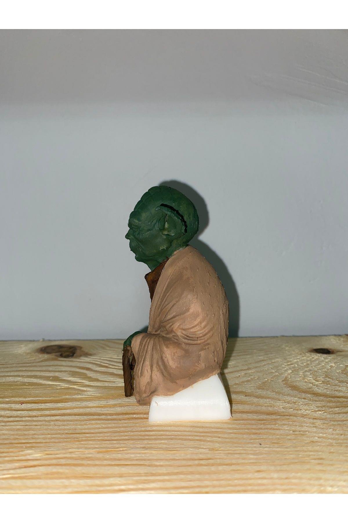 Yaşlı Yoda Büst Figür