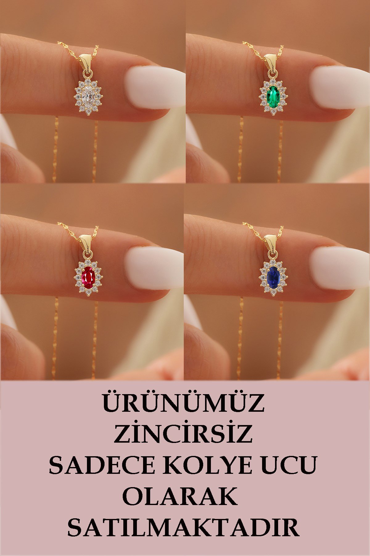 14 Ayar Altın Anturaj Kolye Ucu