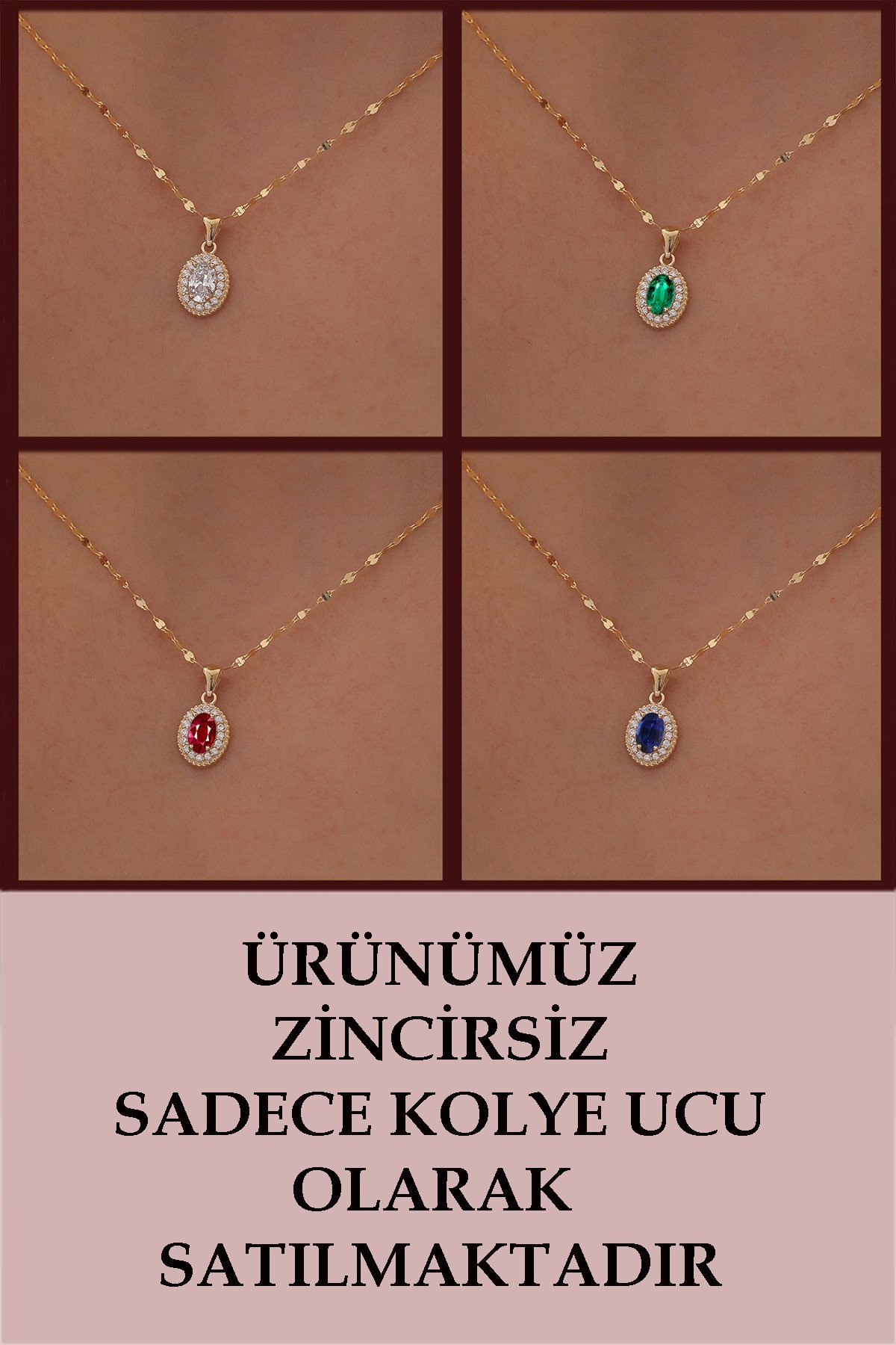 14 Ayar Altın Şık Kolye Ucu