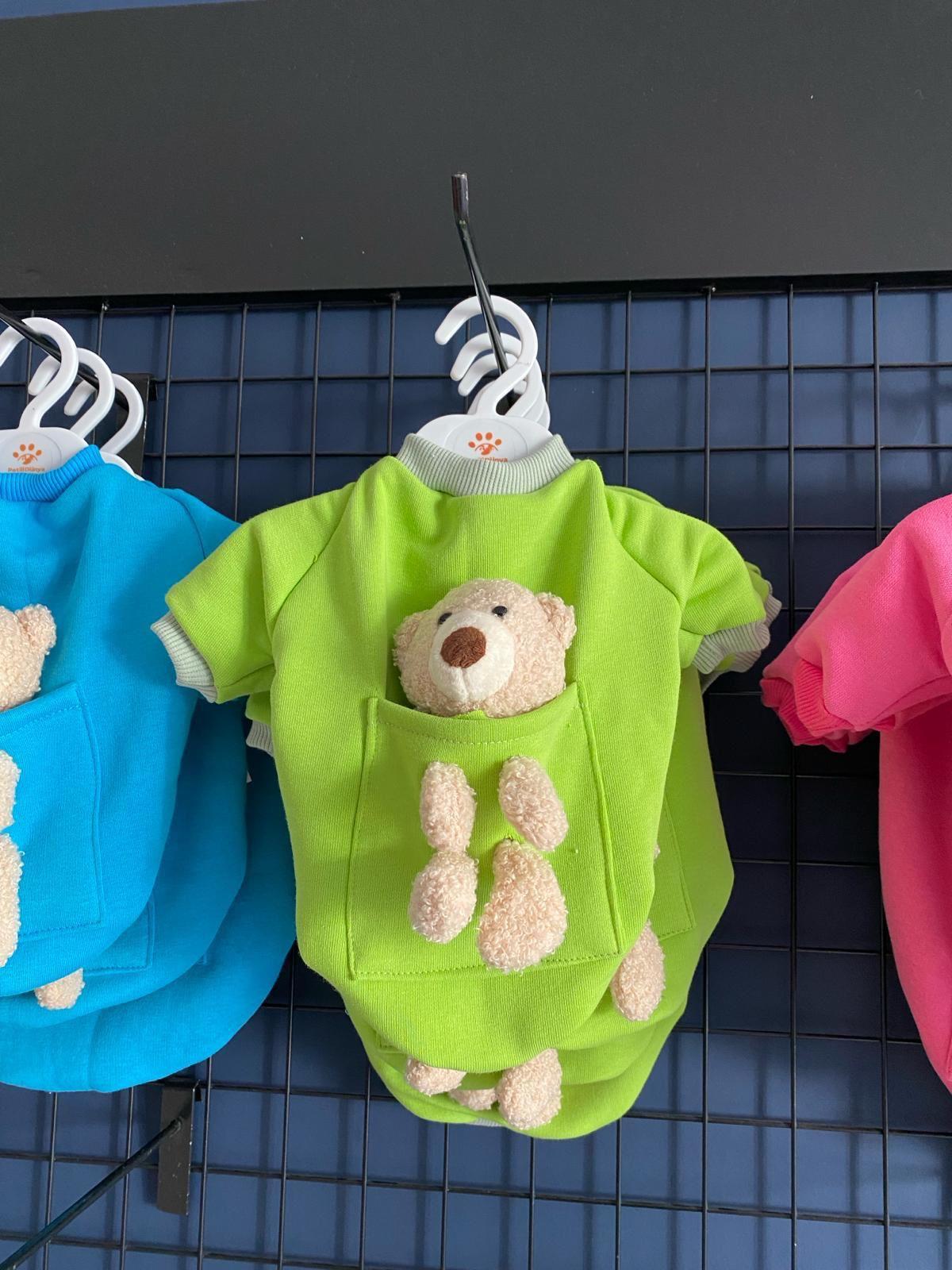 AP2380 YEŞİL SWEAT AYICIKLI
