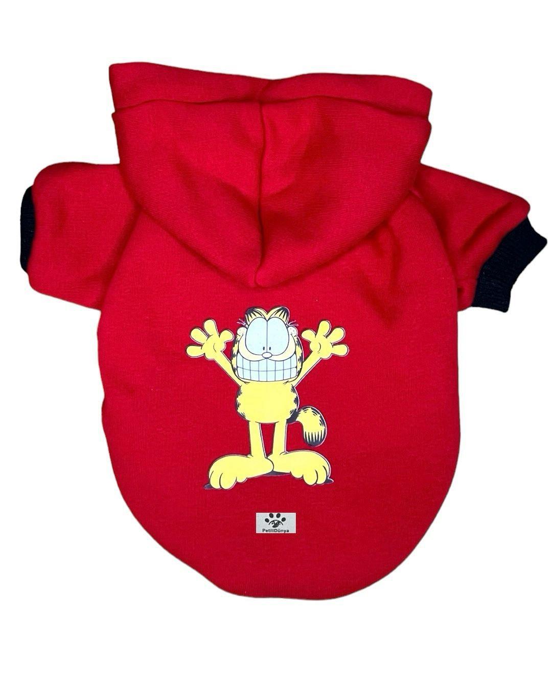 AP2387 KIRMIZI SWEAT GARFIELD