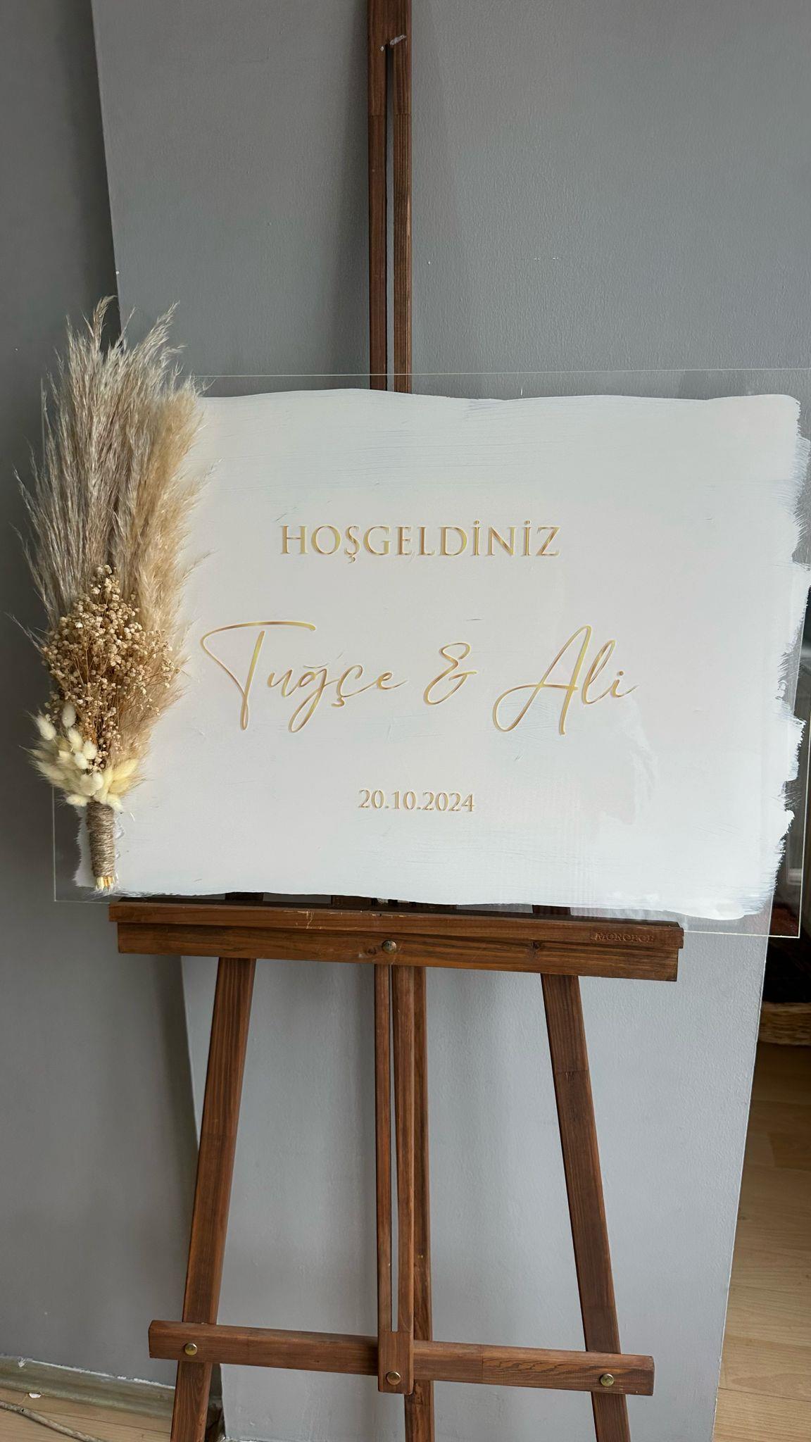 Kuru çiçekli pano
