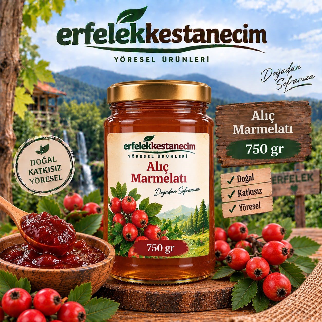 Alıç Marmelatı 750 GR