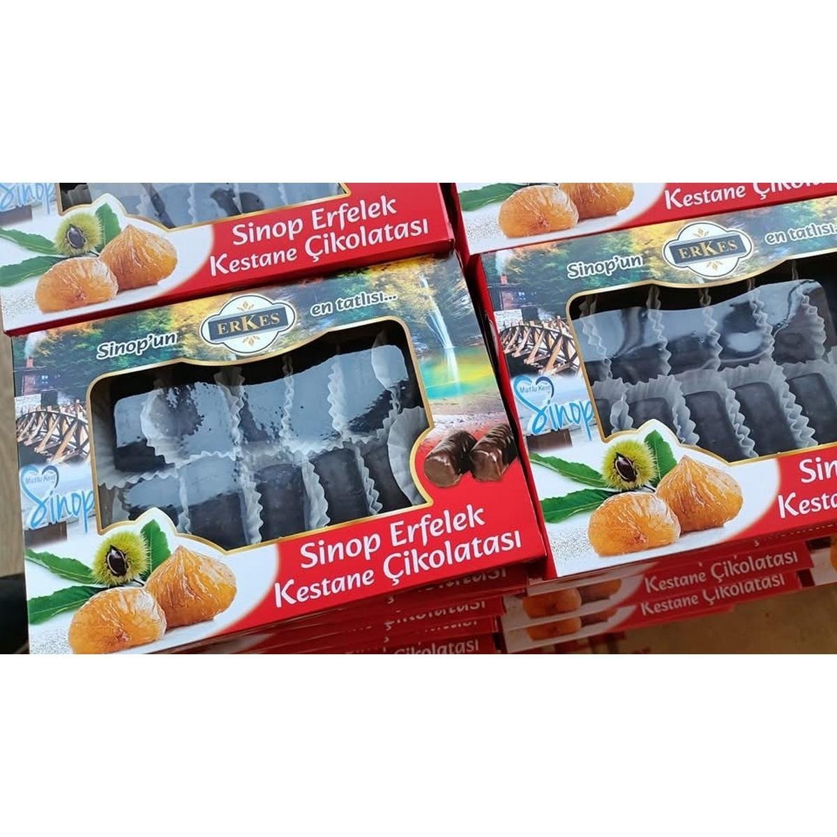 Erfelek Kestane Çikolatası 1 Paket (12 Adet) 