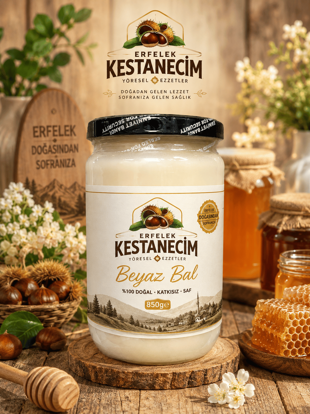 Ham Beyaz  Bal 850 Gr 
