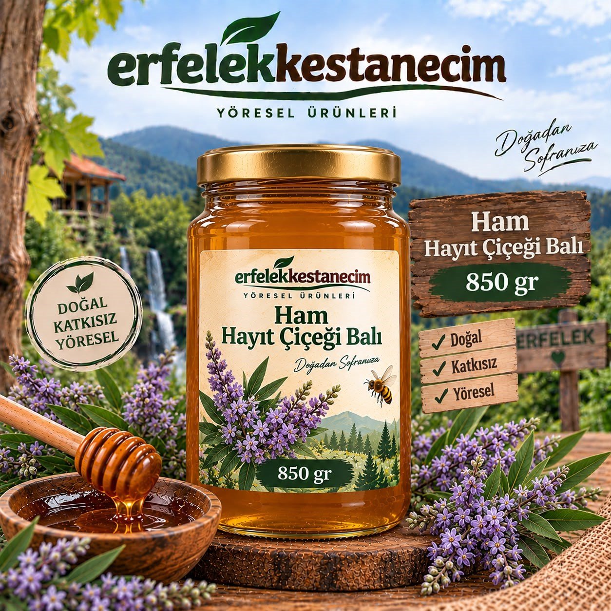 Ham Hayıt Çiçeği Balı 850 gr