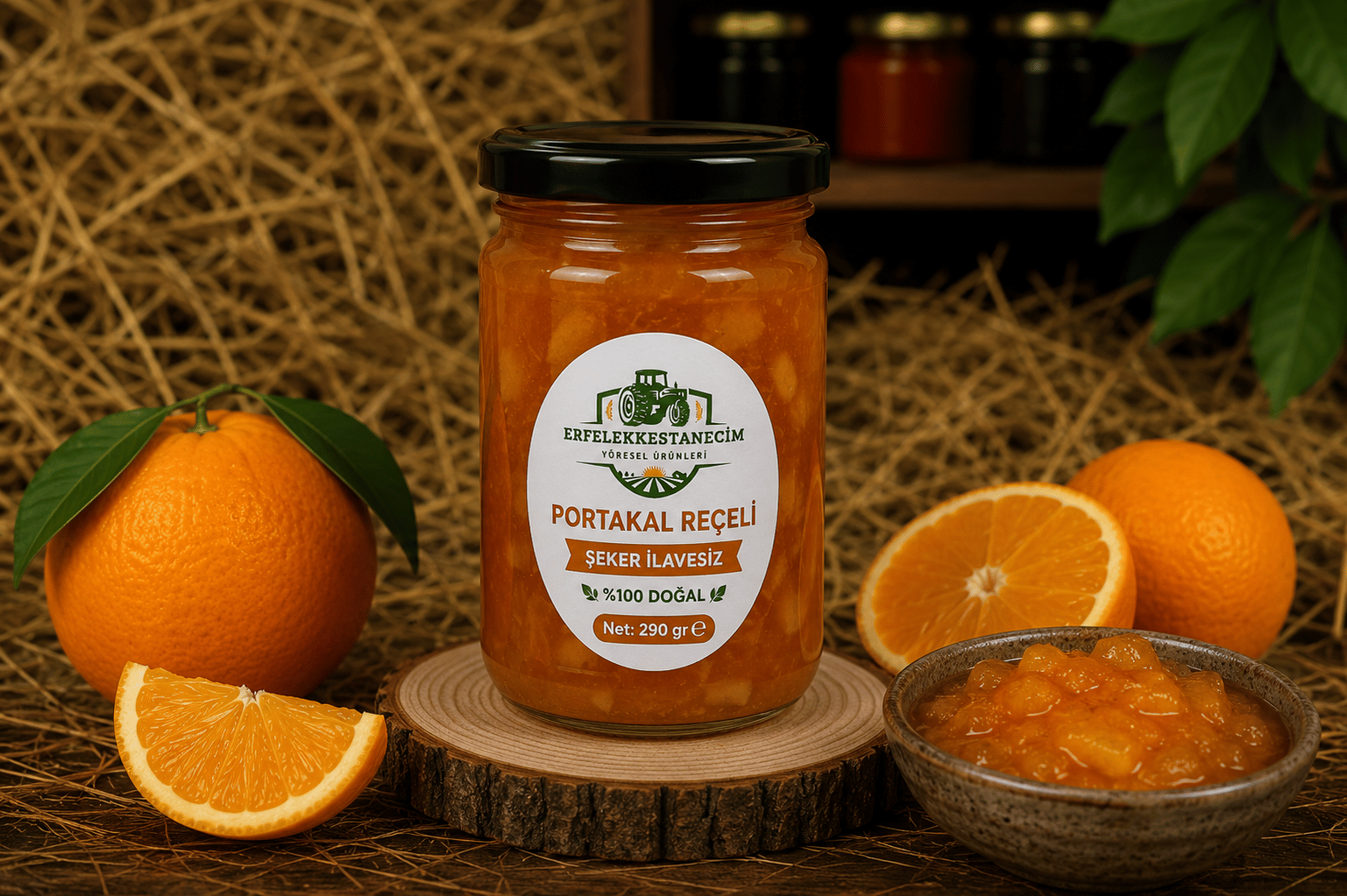 Şeker İlavesiz Portakal Reçeli 290 GR