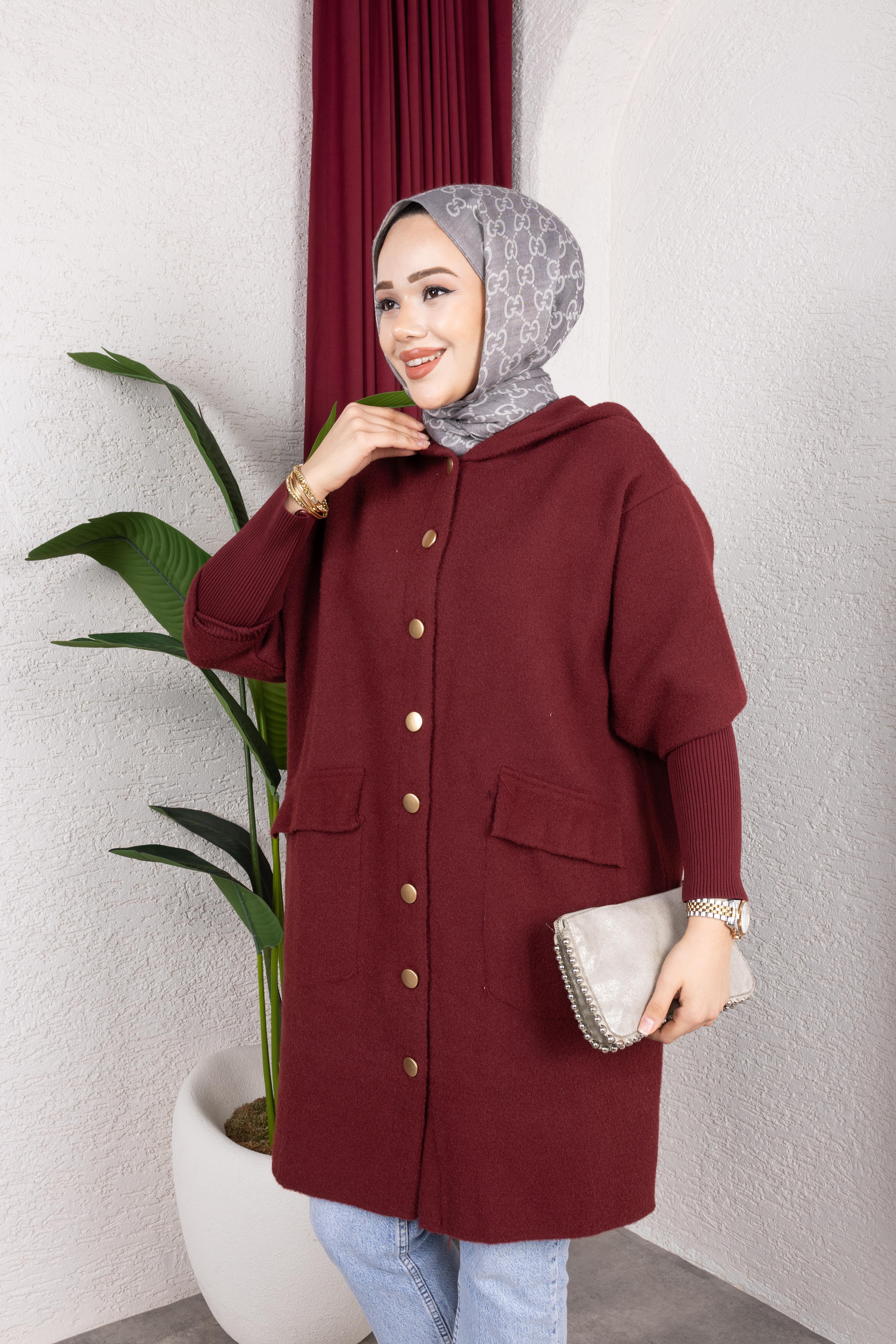 Yumoş Hırka | Bordo