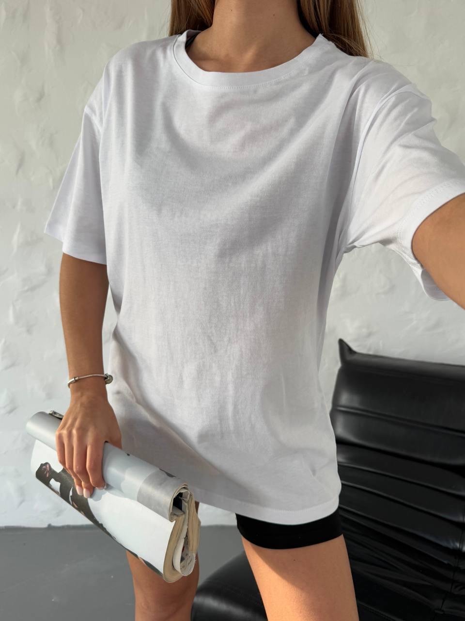 Bisiklet Yaka Basic T-Shirt