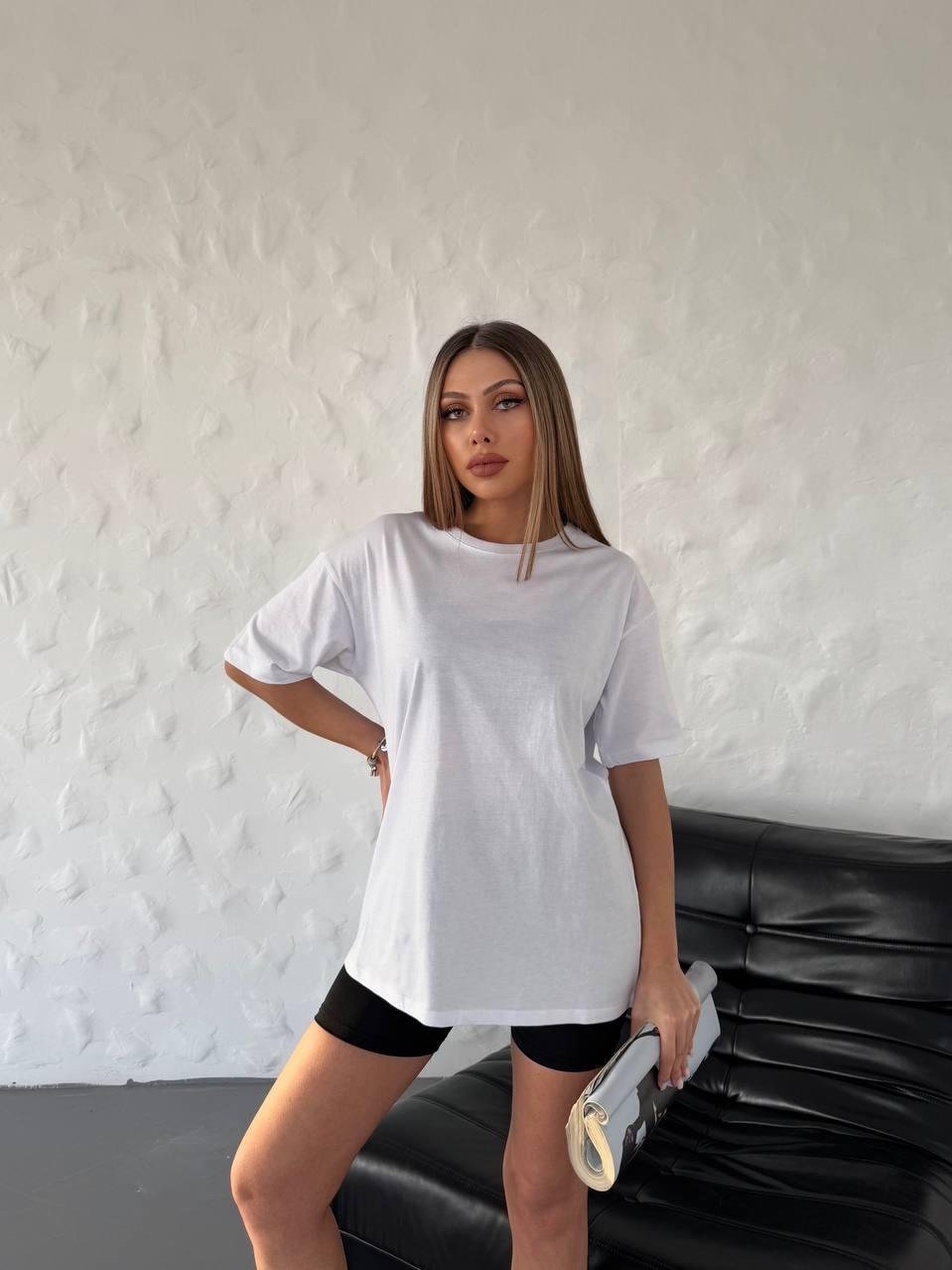 Bisiklet Yaka Basic T-Shirt