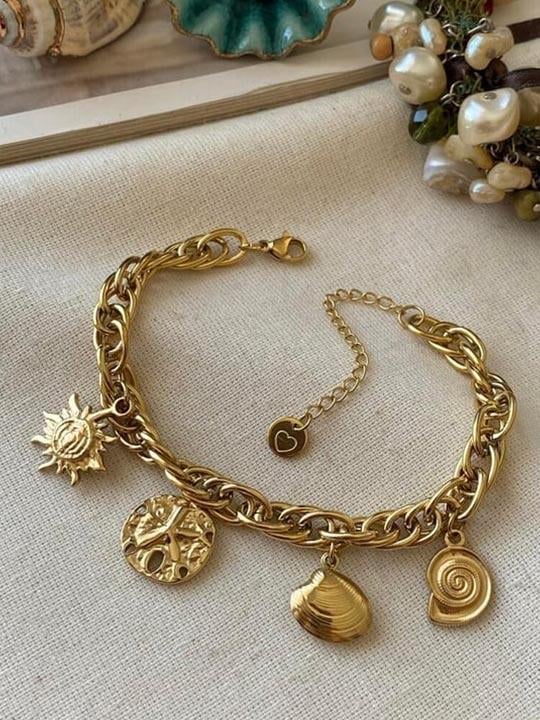Çelik Sea Charms Sarmal Bileklik