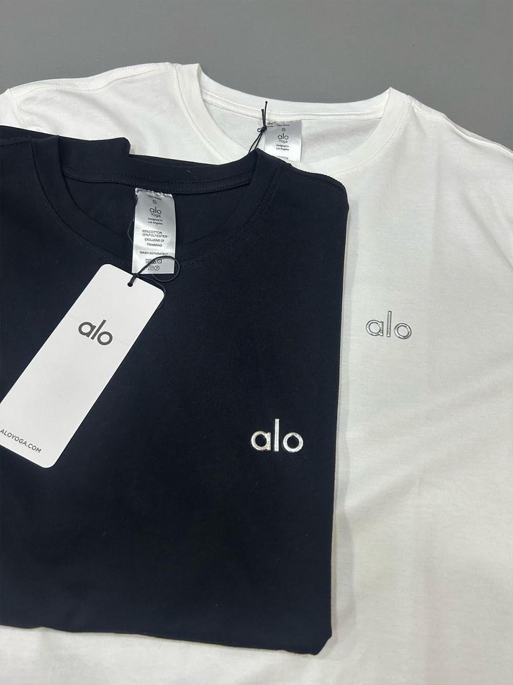 Marka Muadili Logolu Basic Siyah T-Shirt