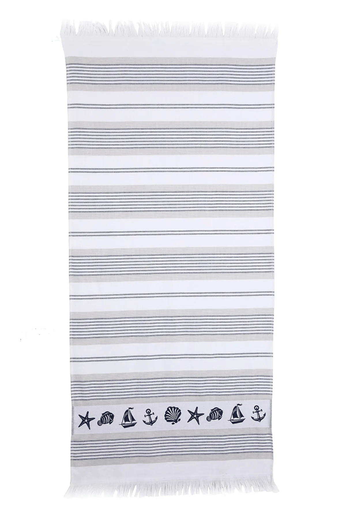Özdilek Model 70x150 Cm Peştamal Gri Plaj Havlusu
