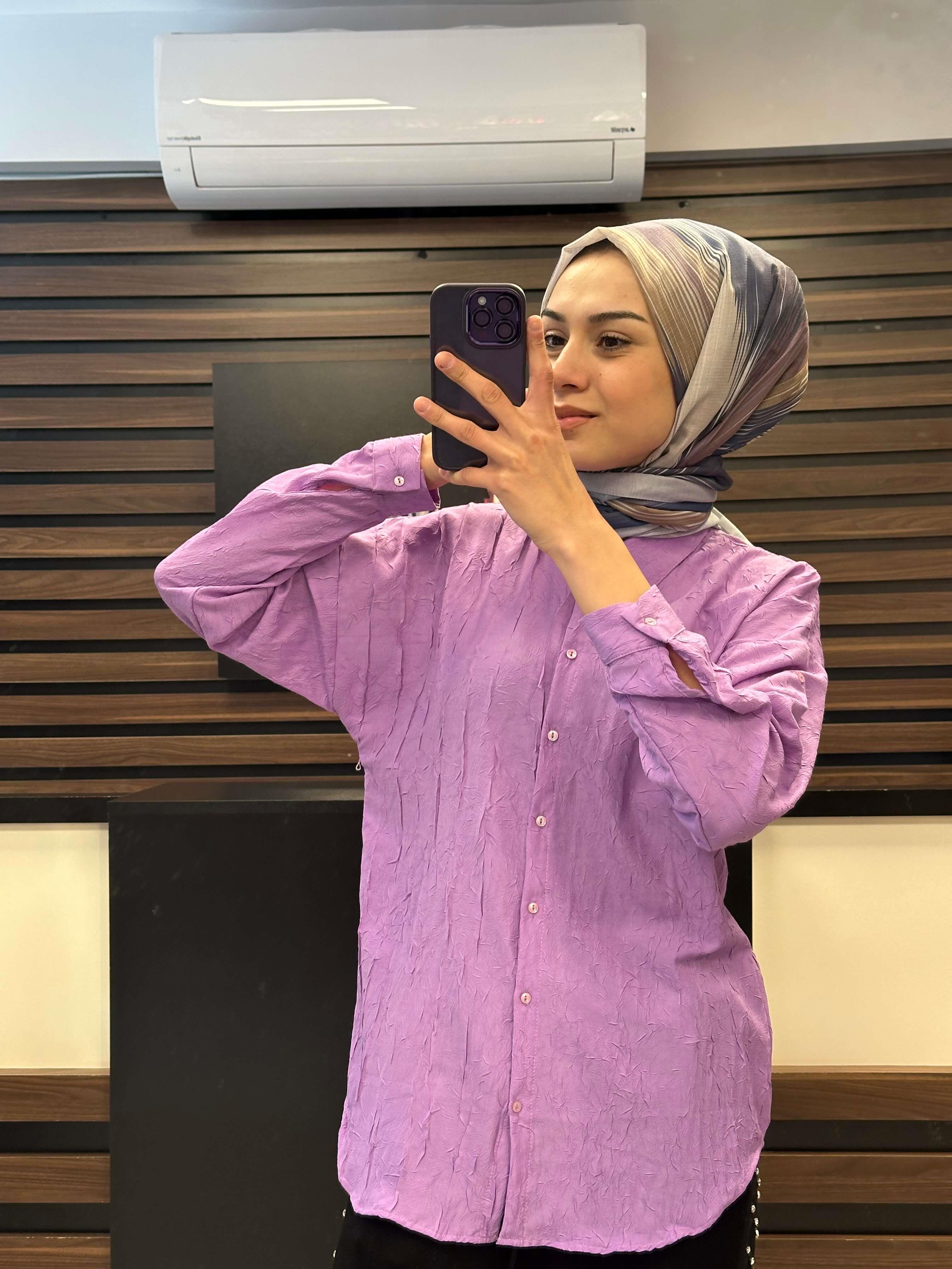 SALOON PLİSELİ GÖMLEK