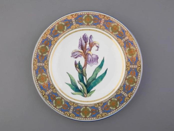 270 mm dekoratif tabak, Avrupa şekli, Narin İris