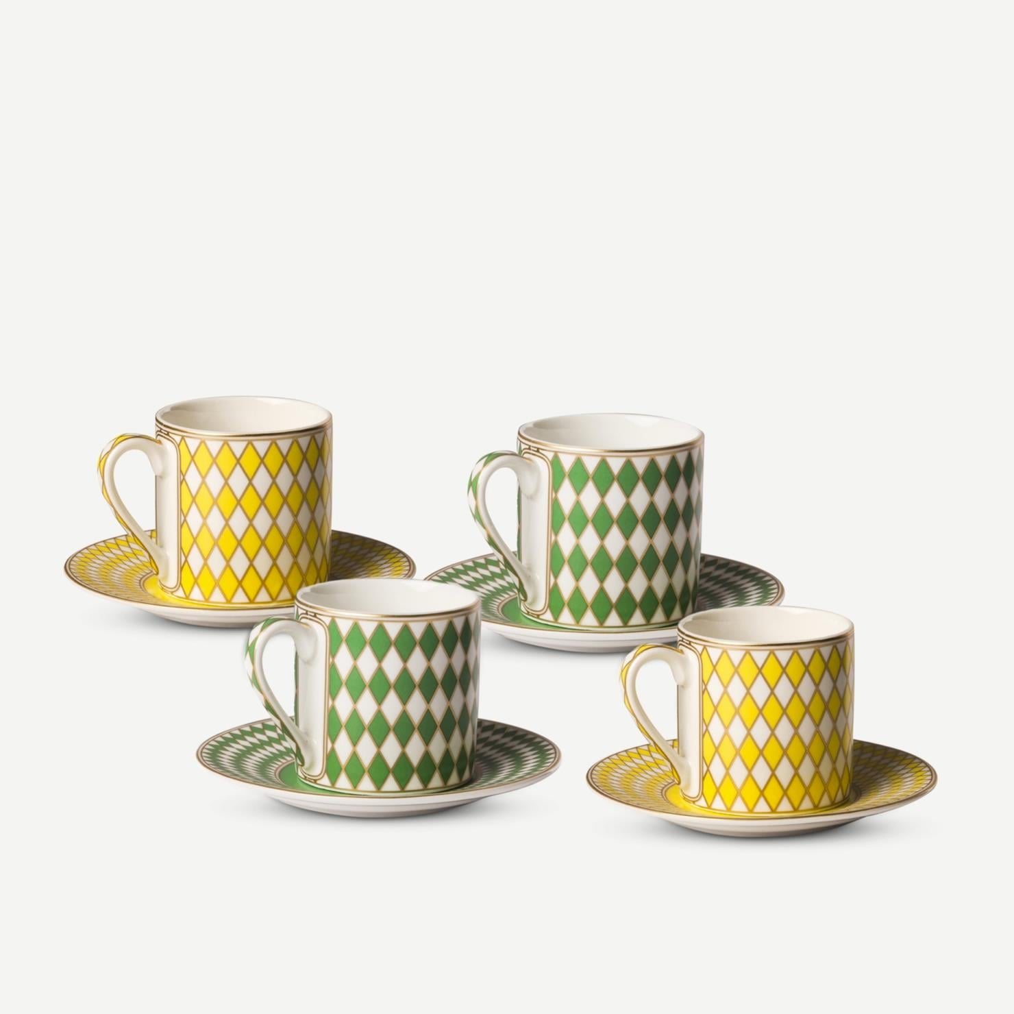 Pols Potten Chess Espresso Cups (4lü)