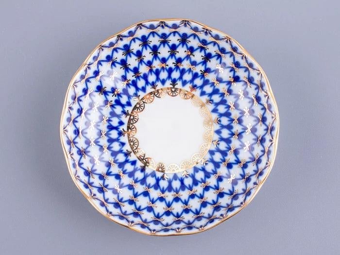 Reçel Tabağı Lale Cobalt Net