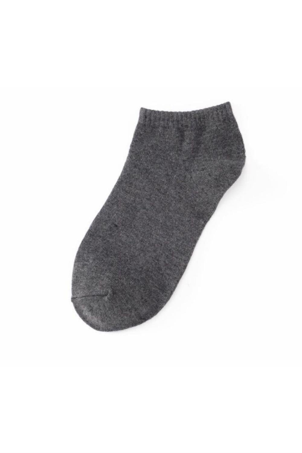Unisex 5 Li Basic Patik Çorap