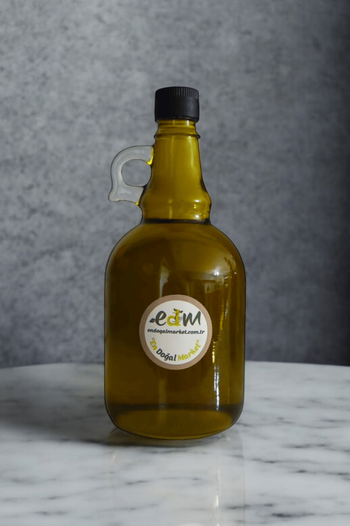 Cam Şişe Natural Sızma Zeytinyağı 1 Lt