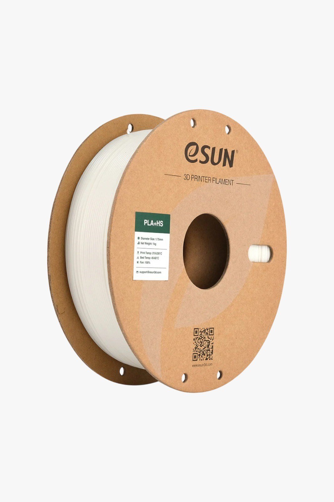 eSUN PLA+HS Beyaz Filament 1.75mm 1kg