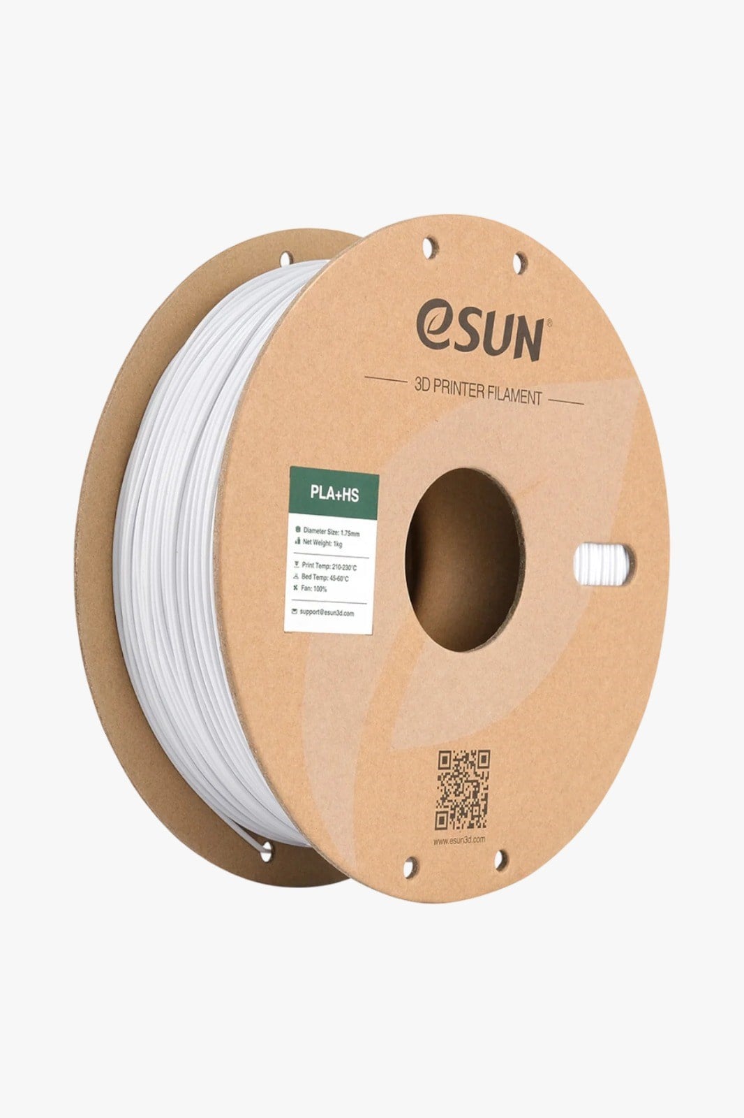 eSUN PLA+HS Cold White Filament 1.75mm 1kg