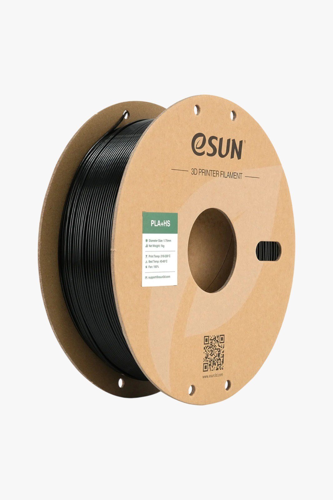 eSUN PLA+HS Siyah Filament 1.75mm 1kg