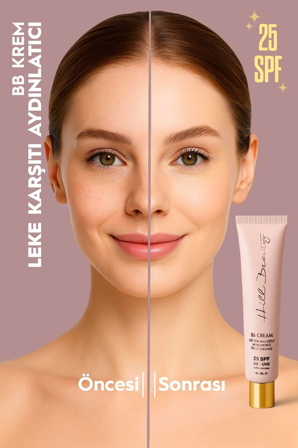 BB Krem Light 25 SPF 40 ml Doğal Kapatıcı Etkili Leke Karşıtı