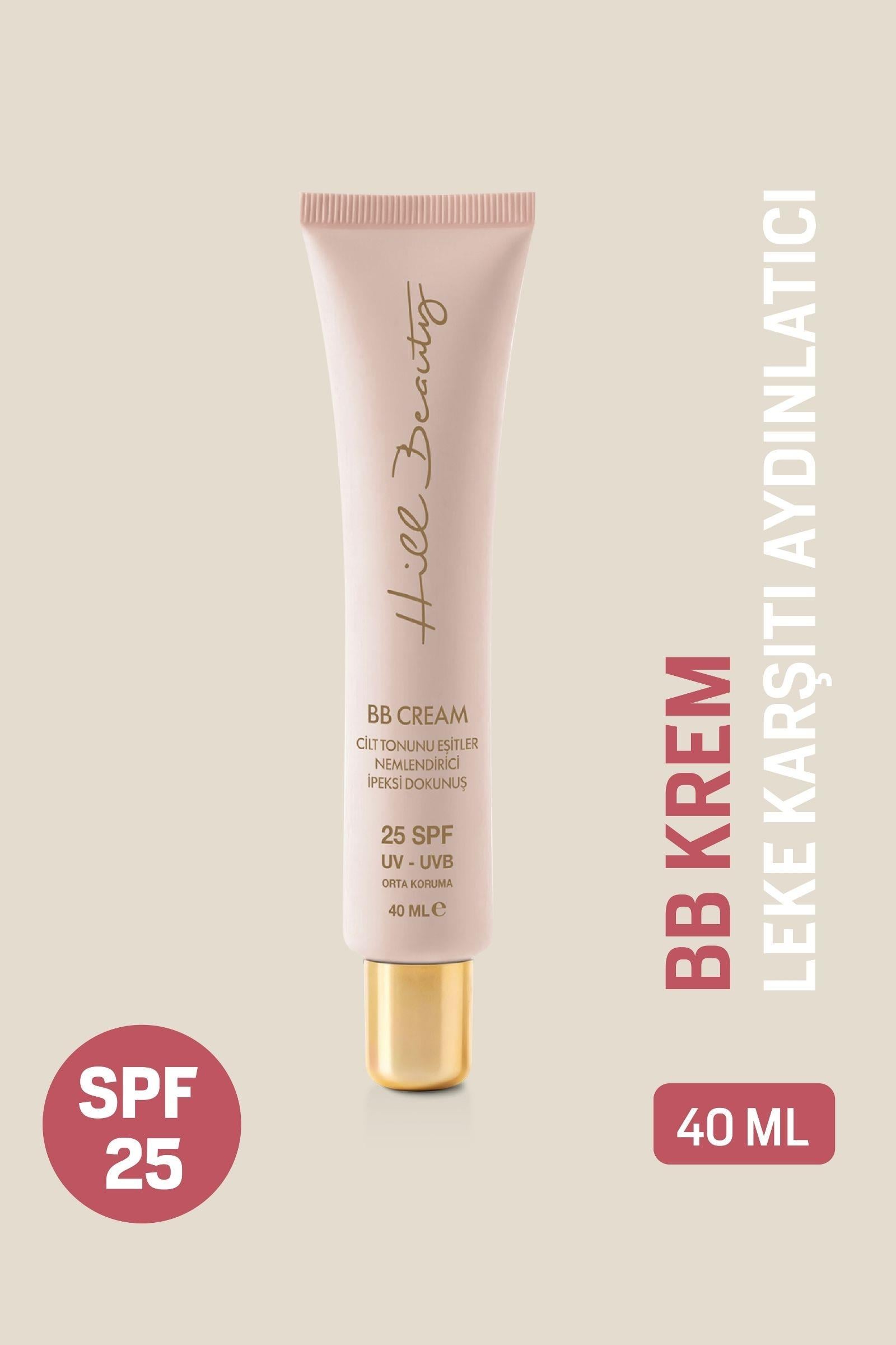 BB Krem Medium 25 Spf 40 ml Doğal Kapatıcı Etkili Leke Karşıtı Aydınlatıcı